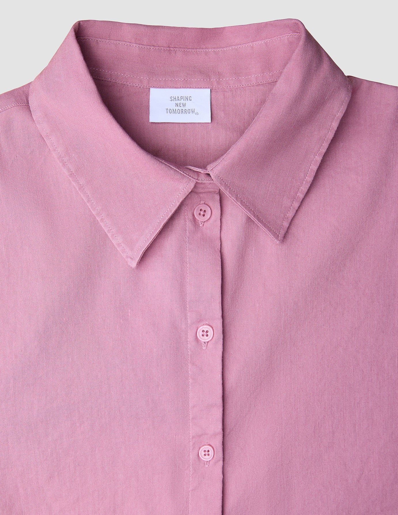 Women's Linen Shirt Dusty Cerise